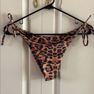 Cheetah print swimsuit bottoms
